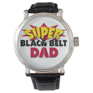 Toppen Svarta Bälte Pappa Armbandsur