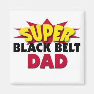 Toppen Svarta Bälte Pappa Magnet