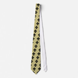 Toppen svärtar Fleur de lis Slips
