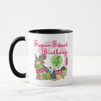 Toppen Sweet 4e födelsedagen T-shirts och presente Mugg