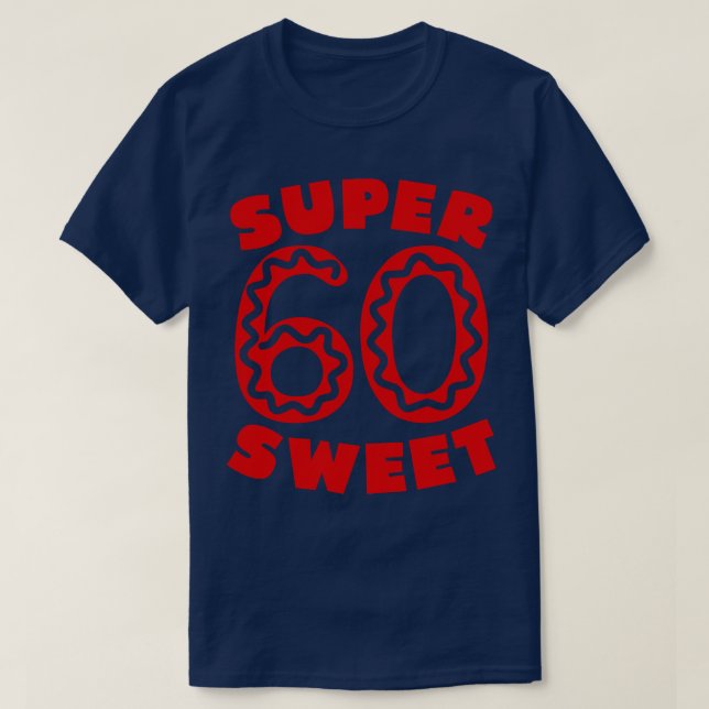 Toppen Sweet 60 Cherry Donut T Shirt (Design framsida)