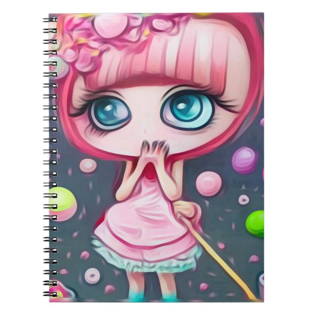 Toppen Sweet Candy Doll Anteckningsbok (Framsidan)