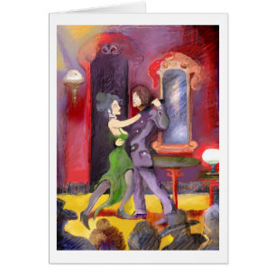 ** Toppen Tango ** Hälsningskort