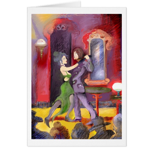 ** Toppen Tango ** Hälsningskort (Framsidan)