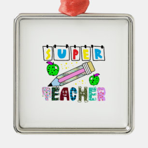 Toppen Teacher Julgransprydnad Metall