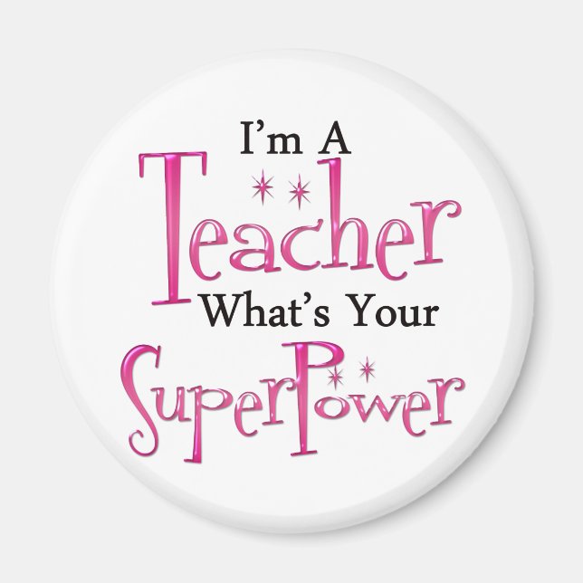 Toppen Teacher Magnet (Framsidan)