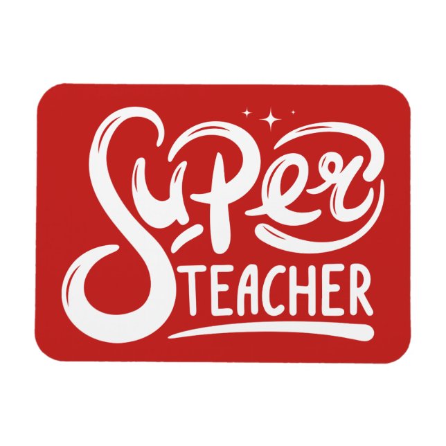 Toppen Teacher Magnet (Horisontell)