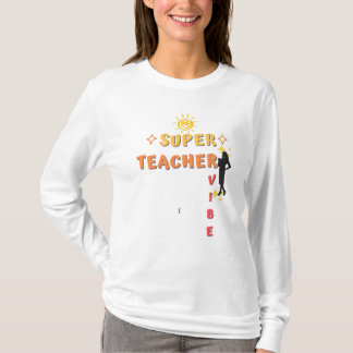 Toppen Teacher Vibe Longsleeve T Shirt