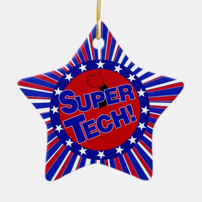 TOPPEN TECH-KNAPPPATRIOTISK PATRIOTIK.png Julgransprydnad Keramik (Framsidan)