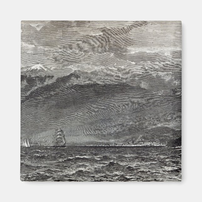 Toppen Teneriffe, Sante Cruz Magnet (Framsidan)