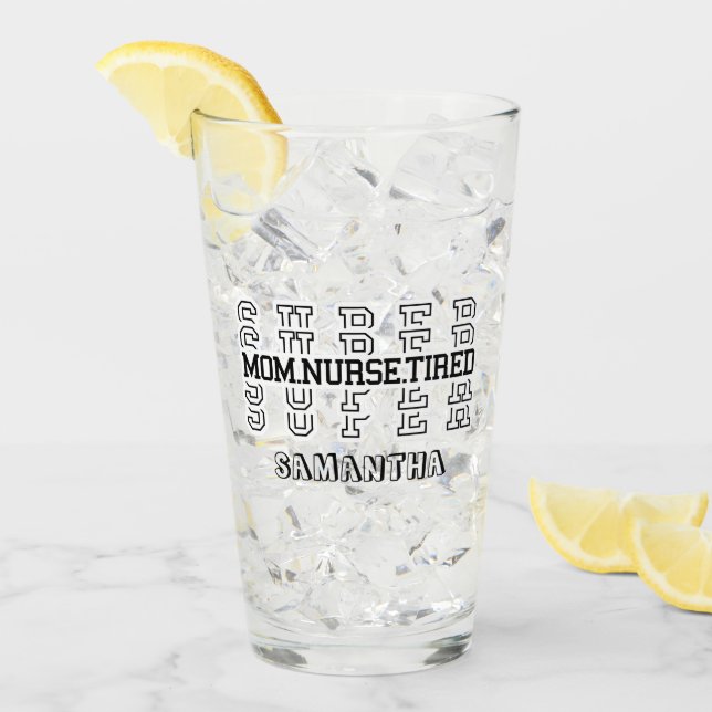 Toppen Toppen Mamma, Nurse, Tired Glaskopp (Framsida Ice)