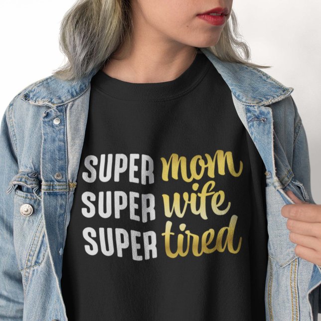 Toppen Toppen Toppen, uttorkad T Shirt (super mom black women's sweatshirt)