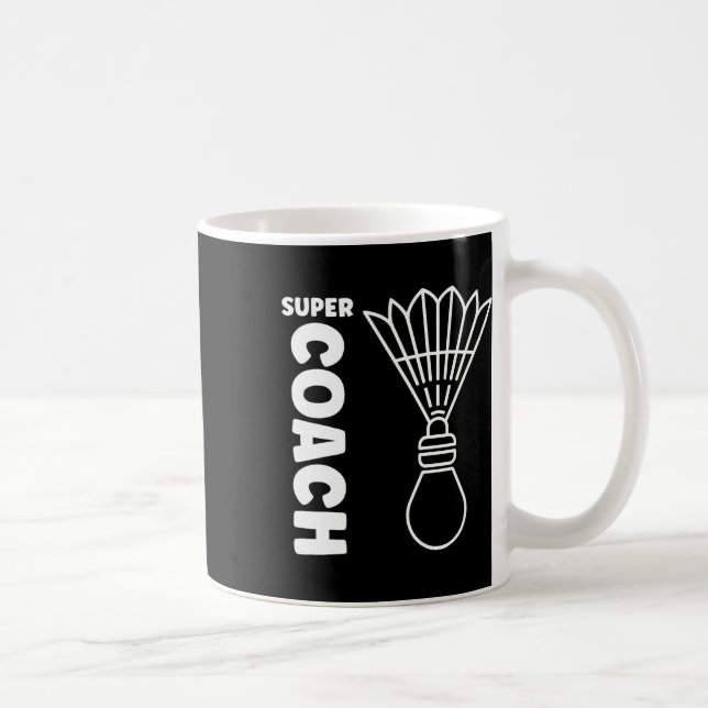 Toppen Trainer Badminton Sport Simple Badminton Co Kaffemugg (Höger)