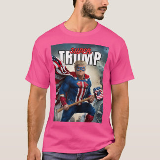 Toppen Trump Superhjälte T Shirt