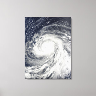 Toppen Typhoon Choi-wan över Marianöarna Canvastryck