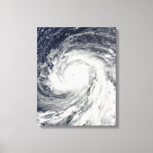 Toppen Typhoon Choi-wan över Marianöarna Canvastryck (Framsida)