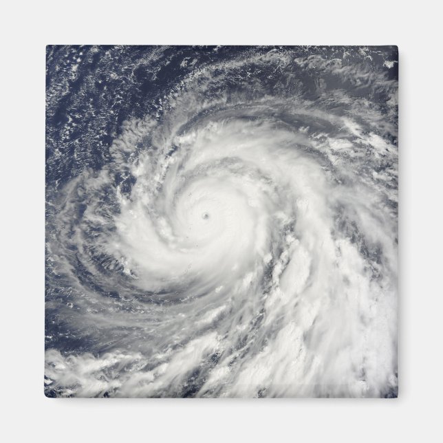 Toppen Typhoon Choi-wan över Marianöarna Magnet (Framsidan)