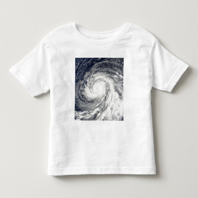Toppen Typhoon Choi-wan över Marianöarna Tee Shirt (Framsida)