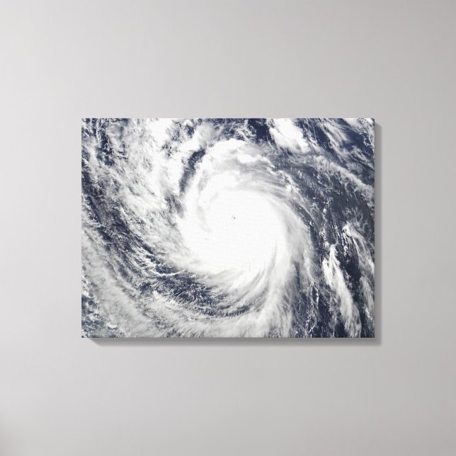 Toppen Typhoon Lupit Canvastryck (Framsida)