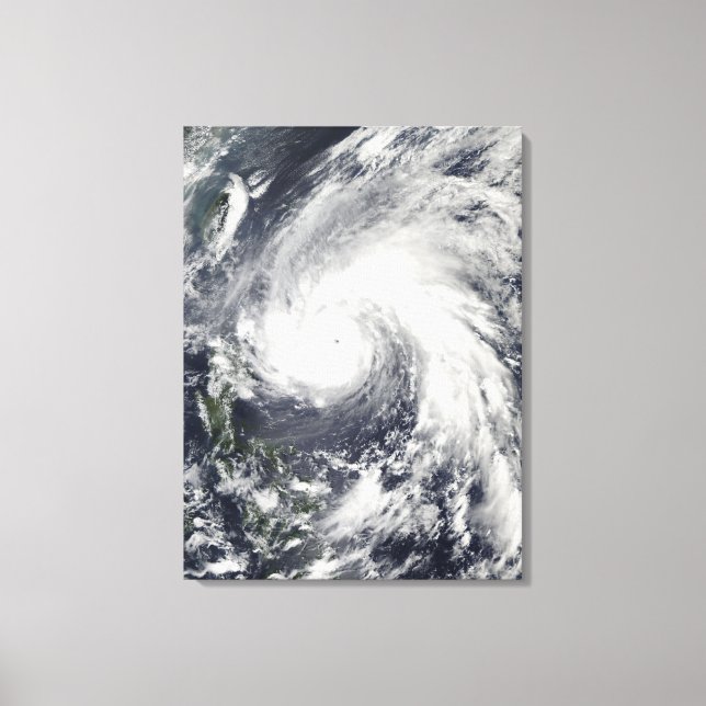 Toppen Typhoon Megi Canvastryck (Framsida)