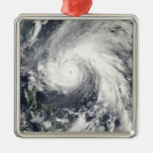 Toppen Typhoon Megi Julgransprydnad Metall