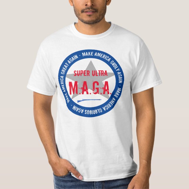 Toppen Ultra MAGA T Shirt (Framsida)