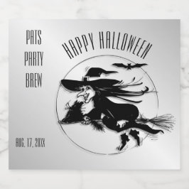 Toppen Unique Halloween Brew Ölflaska Etikett
