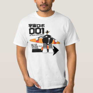 Toppen utrymmerobot 001 t-shirt