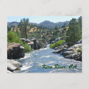 Toppen Vacker Kern River-vykort! Vykort
