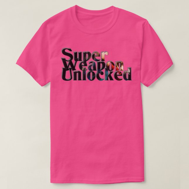 Toppen vapen olåst t shirt (Design framsida)