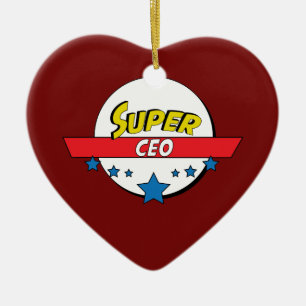 Toppen vd, #CEO Julgransprydnad Keramik