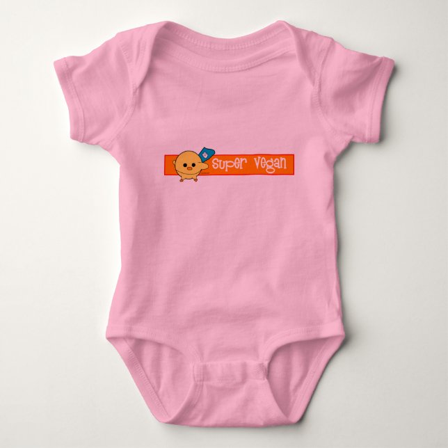 Toppen Vegan Soy  Baby Tee (Framsida)