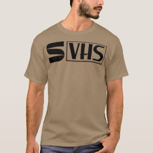 Toppen VHS-Logotyp för medieformat T Shirt