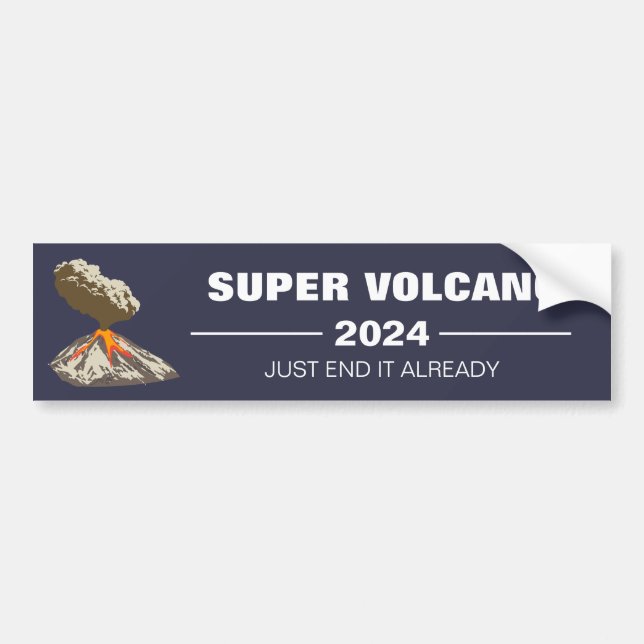 Toppen Volcano 2024 Bildekal (Framsidan)