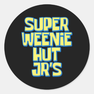 Toppen Weenie Hut Jr's Officiell Die Klubb Member  Runt Klistermärke