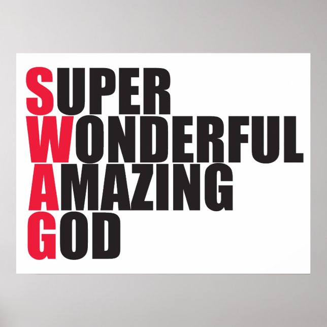 Toppen Wonderful Fantastisk Gud Poster (Framsidan)