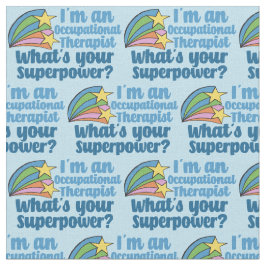 Toppen Yrkesbehandlare, Cute Blue OT Tyg