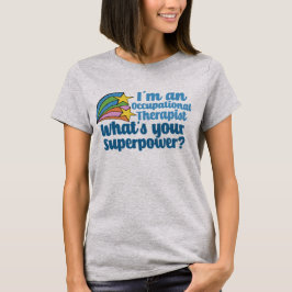 Toppen Yrkesterapeutisk lutning OT T Shirt