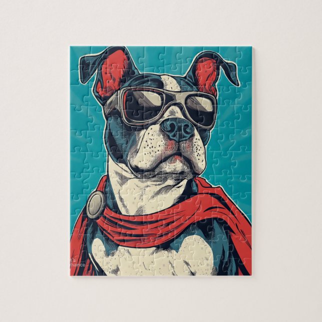 Toppens Hund Sidekick Pussel (Vertikal)
