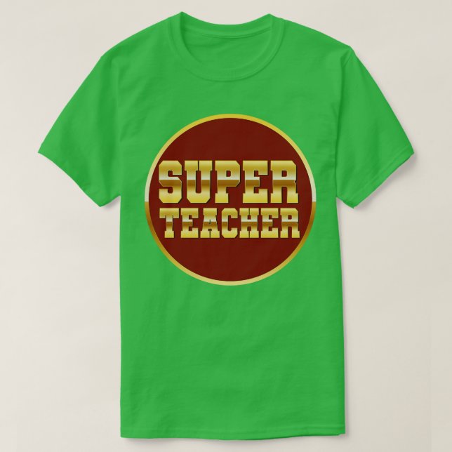 Toppens lärare t shirt (Design framsida)