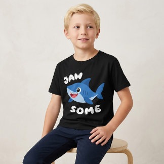 Toppenträning med hajar för pojkar t shirt