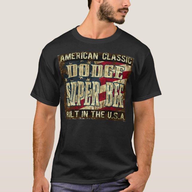 Toppet bi för fint - klassikerbil som byggas i USA T Shirt (Framsida)