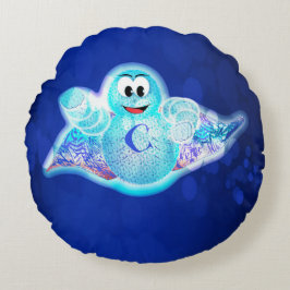 Toppet cell- läka kudder för barn! rund kudde