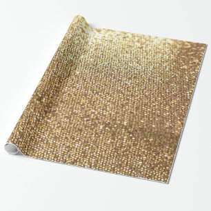 Toppet guld presentpapper