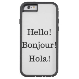 Toppet tufft Waterproof Iphone 6 fodral