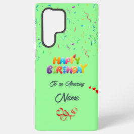 Toppfödelsedag Samsung Galaxy S22 Ultra Fodral