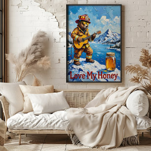 Toppgranat: Bear's Alpine Hymn Poster