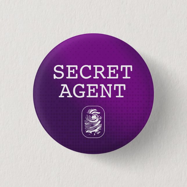 Topphemlig/hemlig Agent / Klassificerad Knapp (Framsida)