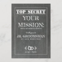 Topphemlig Uppdrag - Junior Groomsman Frieri