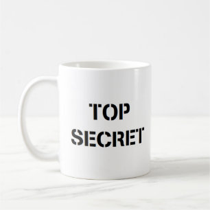 topphemlighet kaffemugg